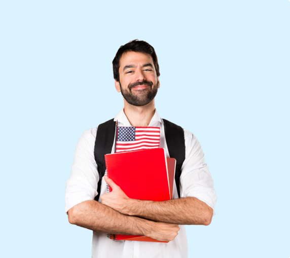 LinguaTrip student for admission to the USA